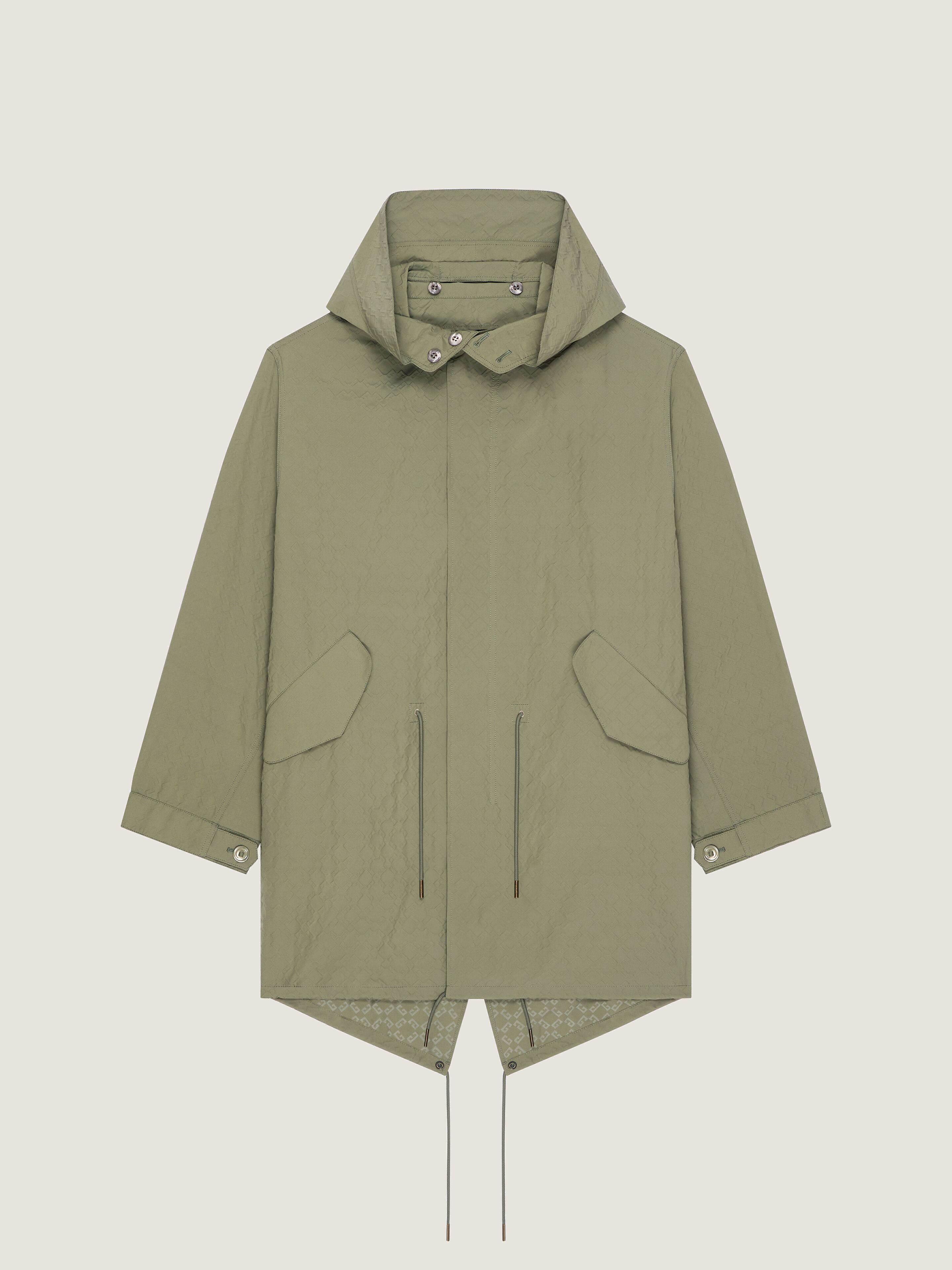 Parka in textured monogram 72